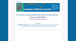 Desktop Screenshot of leelanauchildrenscenter.weebly.com