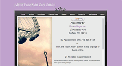 Desktop Screenshot of aboutfaceskincare.weebly.com