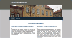 Desktop Screenshot of butainuomaiklaipedoje.weebly.com