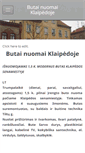 Mobile Screenshot of butainuomaiklaipedoje.weebly.com