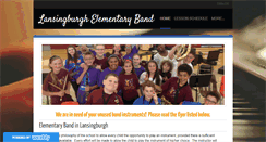 Desktop Screenshot of lansingburghelementaryband.weebly.com