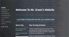 Desktop Screenshot of hsagreen.weebly.com