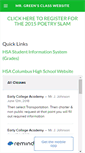 Mobile Screenshot of hsagreen.weebly.com