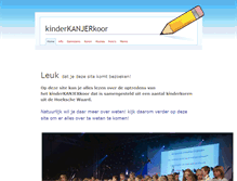 Tablet Screenshot of kinderkanjerkoor.weebly.com