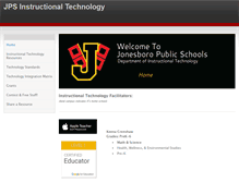 Tablet Screenshot of jonesboroschools.weebly.com