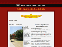Tablet Screenshot of militarykidsclub.weebly.com