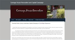 Desktop Screenshot of carriagehouserenovation.weebly.com