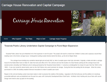 Tablet Screenshot of carriagehouserenovation.weebly.com