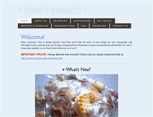 Tablet Screenshot of honeyxbunnie.weebly.com