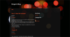 Desktop Screenshot of gingercabais.weebly.com