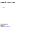 Tablet Screenshot of airgames.weebly.com