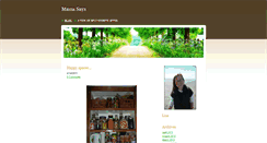Desktop Screenshot of mamasays.weebly.com