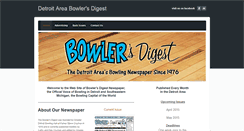 Desktop Screenshot of bowlersdigest.weebly.com