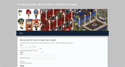 Desktop Screenshot of imleavingyovillegetmystuff.weebly.com