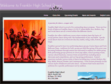 Tablet Screenshot of fhsdancemain.weebly.com