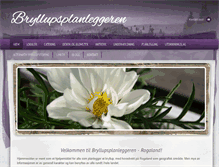 Tablet Screenshot of bryllupsplanleggeren.weebly.com