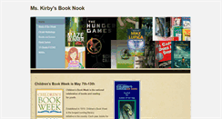 Desktop Screenshot of mskirbysbooknook.weebly.com