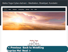Tablet Screenshot of maha-yoga.weebly.com