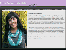 Tablet Screenshot of eportfoliokristywalker.weebly.com