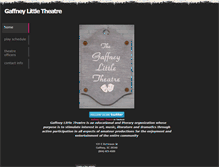 Tablet Screenshot of gaffneylittletheatre.weebly.com