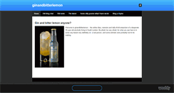 Desktop Screenshot of ginandbitterlemon.weebly.com