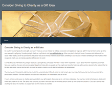 Tablet Screenshot of givingtocharity.weebly.com