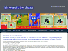 Tablet Screenshot of binweevilsbwcheat.weebly.com