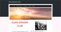 Desktop Screenshot of gunnspanishclub.weebly.com
