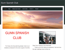 Tablet Screenshot of gunnspanishclub.weebly.com
