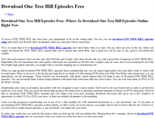 Tablet Screenshot of downloadonetreehillepisodes.weebly.com