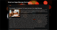 Desktop Screenshot of lasvegasspacenter.weebly.com
