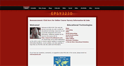 Desktop Screenshot of epsy3230.weebly.com