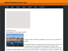 Tablet Screenshot of maltapenthouse4rent.weebly.com