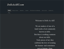 Tablet Screenshot of dollsasart.weebly.com