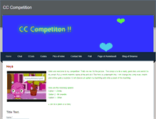 Tablet Screenshot of contestcentralclub.weebly.com