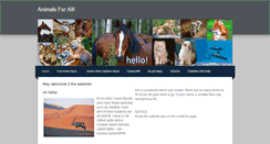 Desktop Screenshot of animalsfurall.weebly.com