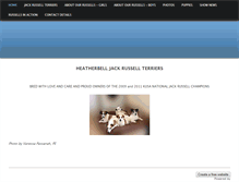 Tablet Screenshot of heatherbelljackrussells.weebly.com