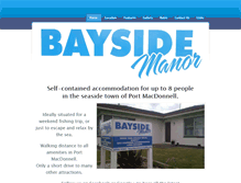 Tablet Screenshot of baysidemanor.weebly.com