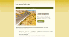 Desktop Screenshot of internetespenzkereses.weebly.com