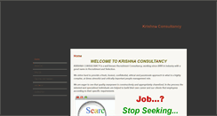 Desktop Screenshot of krishnaconsultancyjob.weebly.com