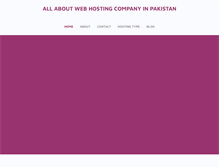 Tablet Screenshot of bestwebhostinginpakistan.weebly.com