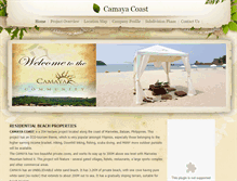 Tablet Screenshot of camayacoastbeachresort.weebly.com