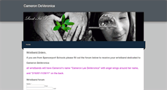 Desktop Screenshot of camerondeveronica.weebly.com