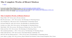 Desktop Screenshot of henrimatisse.weebly.com