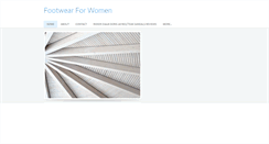 Desktop Screenshot of footwearforwomenhy.weebly.com