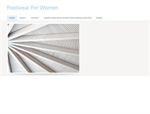 Tablet Screenshot of footwearforwomenhy.weebly.com