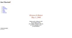 Desktop Screenshot of kristenandrob.weebly.com