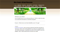 Desktop Screenshot of misscrowe.weebly.com