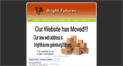 Desktop Screenshot of brightfutures205.weebly.com