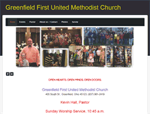 Tablet Screenshot of greenfieldfumc.weebly.com
